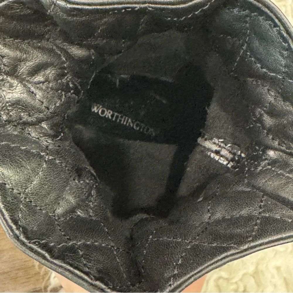 Worthington Black Mid-Calf Heeled Boots - Picture 8 of 10